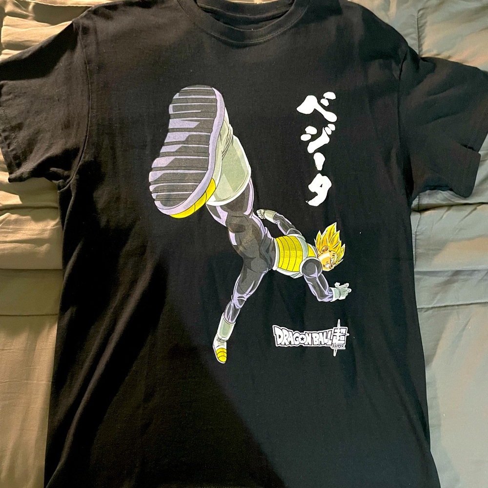 Dragon Ball Super “Vegeta” Black Short Sleeve Tee